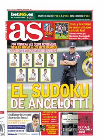 Las portadas de AS de abril