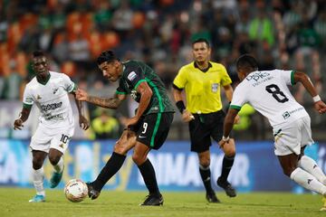 Mejores momentos del partido entre Atlético Nacional y Deportivo Cali en el estadio Atanasio Girardot de Medellín.