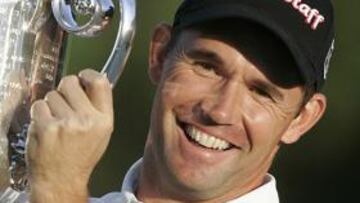 <strong>GALARDÓN.</strong> Harrington ha sido declarado mejor jugador del año por los golfistas del circuito americano.