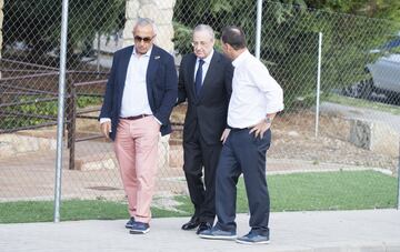 Alejandro Blanco, presidente del COE y Florentino Pérez, presidente del Real Madrid. 