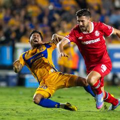 Tigres (1-1) Toluca: Resumen del partido y goles
