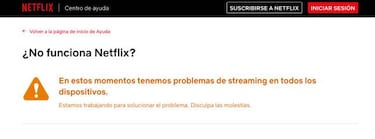 Netflix restablece su servicio: ya puedes ver los contenidos