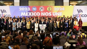 Elecciones 2023: PRI, PAN y PRD relanzan coalición por la gubernatura en EdoMex y Coahuila