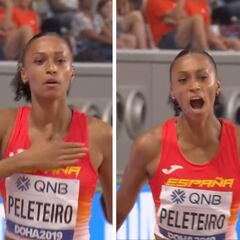 Es una bestia competitiva y es imposible no quererla: el grito de Peleteiro antes de meterse en la final