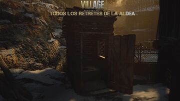 Dónde están todos los retretes de la aldea en Resident Evil 8 Village; localización y mapa