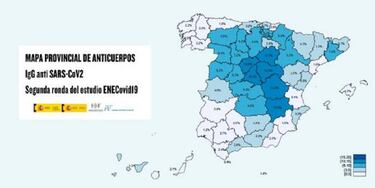Segunda oleada del estudio de seroprevalencia en Espa?a: as¨ª queda el mapa por provincias