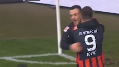 ¿El problema es el Madrid?. ¡Jovic se fue y redebutó con un doblete en Alemania!