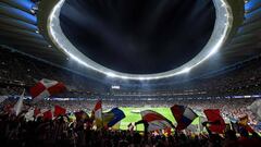 Partido de Champions en el Wanda Metropolitano. 