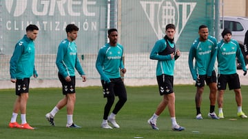 Junior, en un entrenamiento.