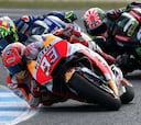 Márquez gana a las Yamaha y puede ser campeón en Malasia