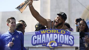 Después del desfile de campeones de los Rams, Aaron Donald indicó que no se retiraría y regresaría a Los Angeles si el club cumple con sus demandas.