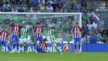 Y Ceballos se exhibió ante Simeone: monumental