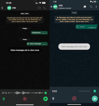 Así son los nuevos audios de WhatsApp: ni reenviar ni volver a escuchar