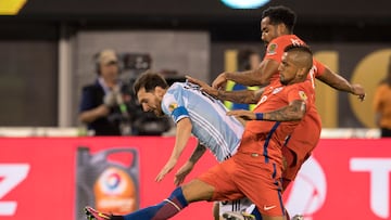 Las dos caras del Argentina - Chile en Copa América
