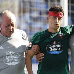 Buñuel, operado tras sufrir varias fracturas en el rostro en Riazor