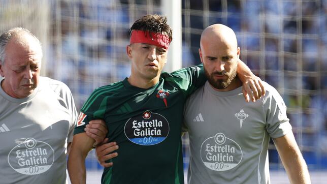 Buñuel, operado tras sufrir varias fracturas en el rostro en Riazor