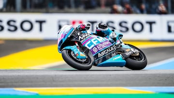 Resultado de David Alonso en el GP de Francia de Moto2.