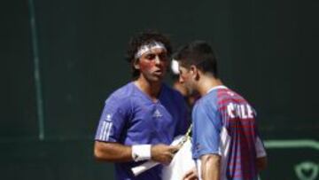 Gonzalo Lama y Hans Podlipnik lograron el tercer punto para la victoria chilena.