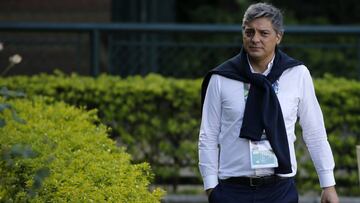 Futbol, entrenamiento de la seleccion chilena en San Pablo
Copa America 2019
El presidente de la ANFP Sebastian Moreno es fotografiado durante el entrenamiento realizado en el centro deportivo Frederico Antonio Germano Menzen de San Pablo, Brasil.
27/06/2019
Andres Pina/Photosport
Football, Chile National team training session
Copa America Championship 2019
Chilean football association president Sebastian Moreno is pictured during training session held at the Frederico Antonio Germano Menzen sport center in Sao Paulo, Brazil.
27/06/2019
Andres Pina/Photosport