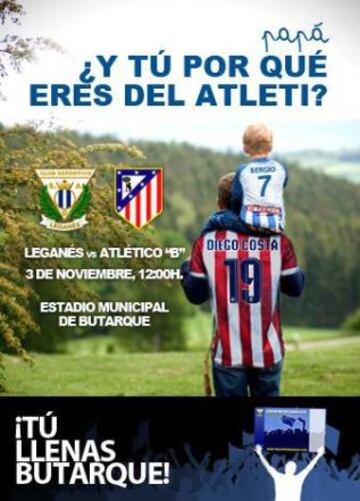 Los carteles del Leganés