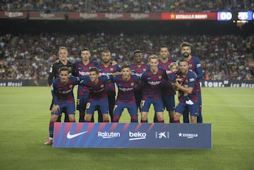 Equipo del Barcelona.