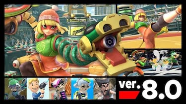 Super Smash Bros. Ultimate se actualiza a la versión 8.0.0; llega Min Min (ARMS)