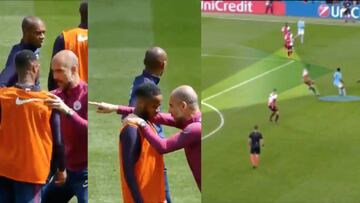 Sólo un número 1 es capaz de esto: el gol que Guardiola enseñó a marcar a Sterling