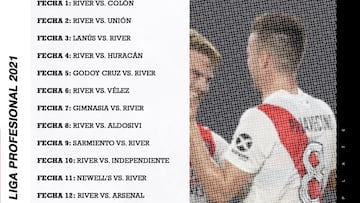 Este martes se conoció el cronograma de partidos para el próximo Campeonato de Primera División. El Millonario jugará contra todos los demás grandes en el Monumental.