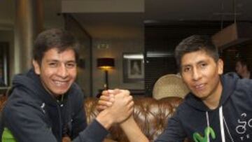 Dayer y Nairo Quintana.