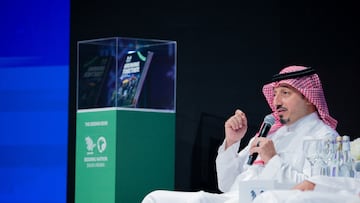 Fotografía de Yasser Al Misehal, presidente de la Federación de Fútbol de Arabia Saudita,