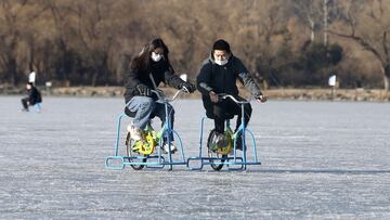 Una pista de hielo de 300.000 metros cuadrados