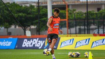 Segundo entrenamiento de la Selección Colombia antes del duelo ante Bolivia.