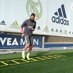 Casemiro, Militao y Hazard siguen sin entrenarse