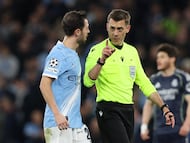 The Manchester City captain was shown a straight red card in the second leg against Real Madrid.