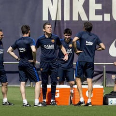 Lista sin Piqué, ingresado, y con Digne, Marlon y Aleñà
