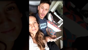 ?ngelo y su novia mostraron su faceta art¨ªstica cantando