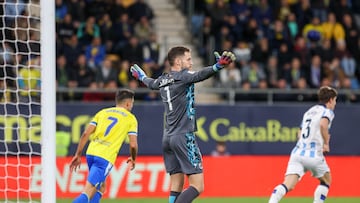 21/12/23 PARTIDO PRIMERA DIVISION CADIZ - REAL SOCIEDAD ALEX REMIRO