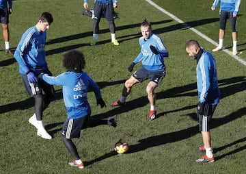 El Madrid prepara el partido contra el Villarreal