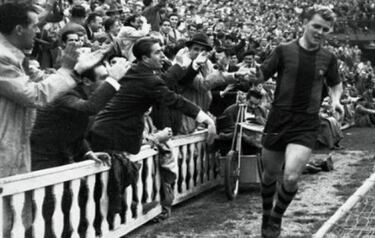 Kubala debutó ante el Sevilla