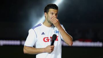 Michael Ballack en su despedida