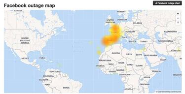 Facebook caído en media Europa, ¿tienes problemas para acceder?