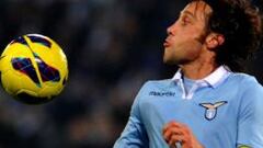 Stefano Mauri, centrocampista italiano del Lazio.