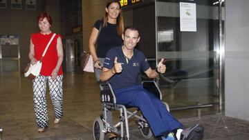 Valverde: "Cuando vi la rodilla pensé: se acabó mi carrera"