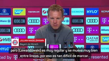 Nagelsmann, se rinde a Lewandowski: "Es el mejor"