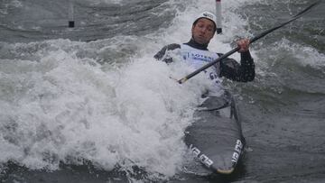 Joan Crespo en plena competición de la I Copa de España.