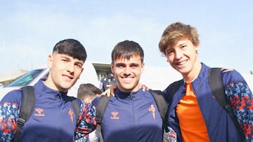 Yoel Lago, Miguel Román y Fer López.