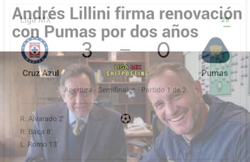 Los memes también le dan una repasada a Pumas