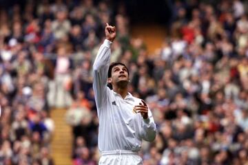 Morientes pictured during his time at Real Madrid.