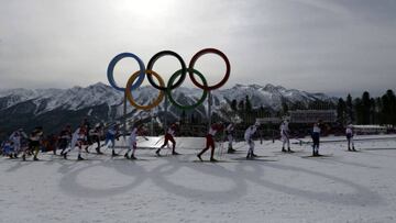 Una prueba de los Juegos de Sochi.