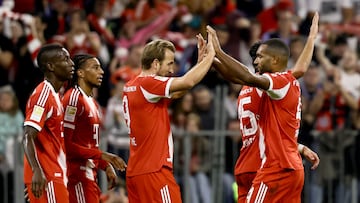 Kane celebra un gol.